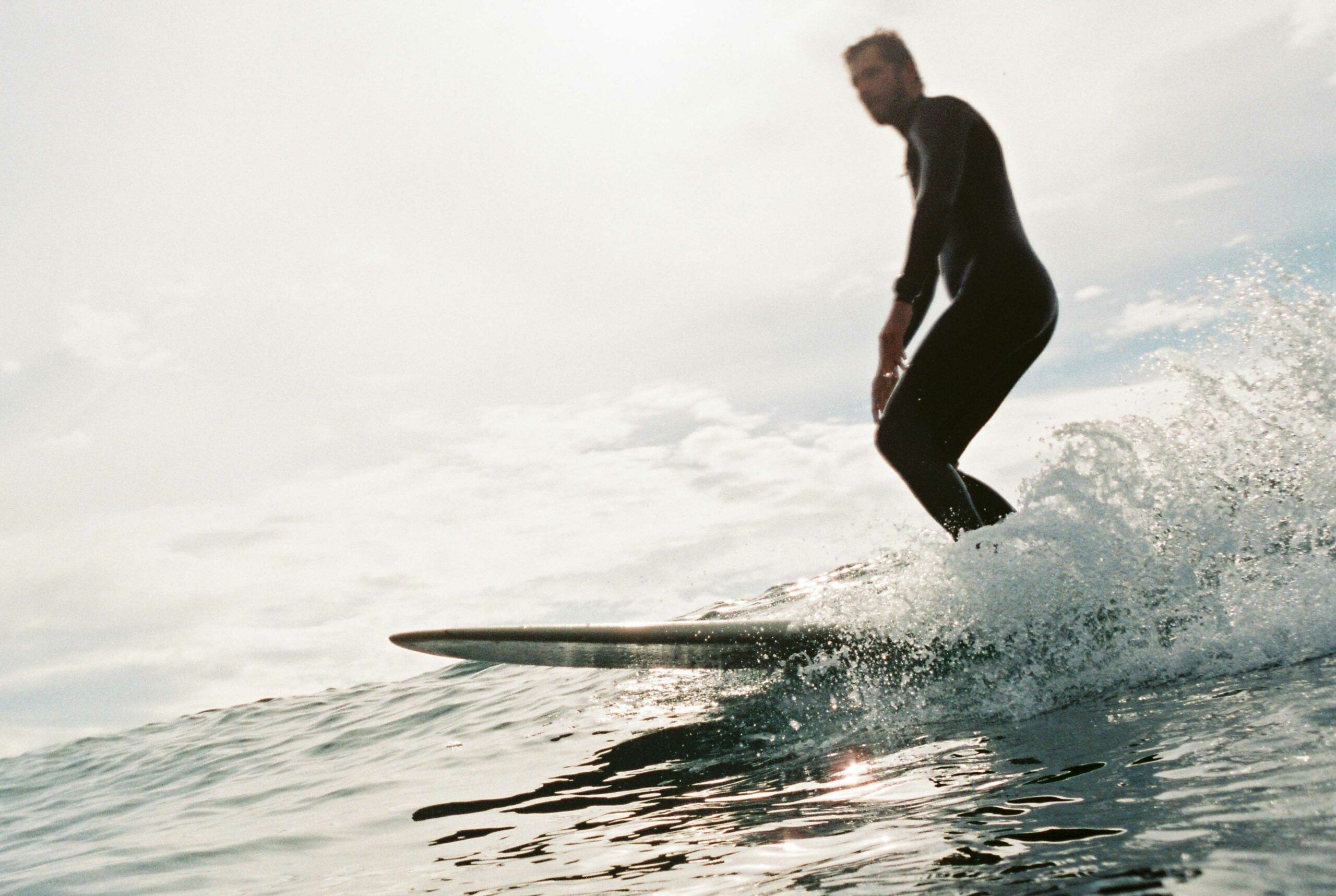 longboard surfer